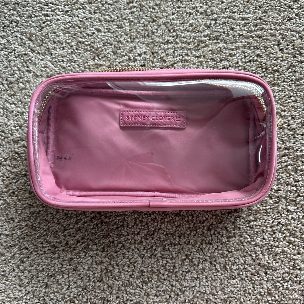Stoney Clover Pink Clear Travel Pouch